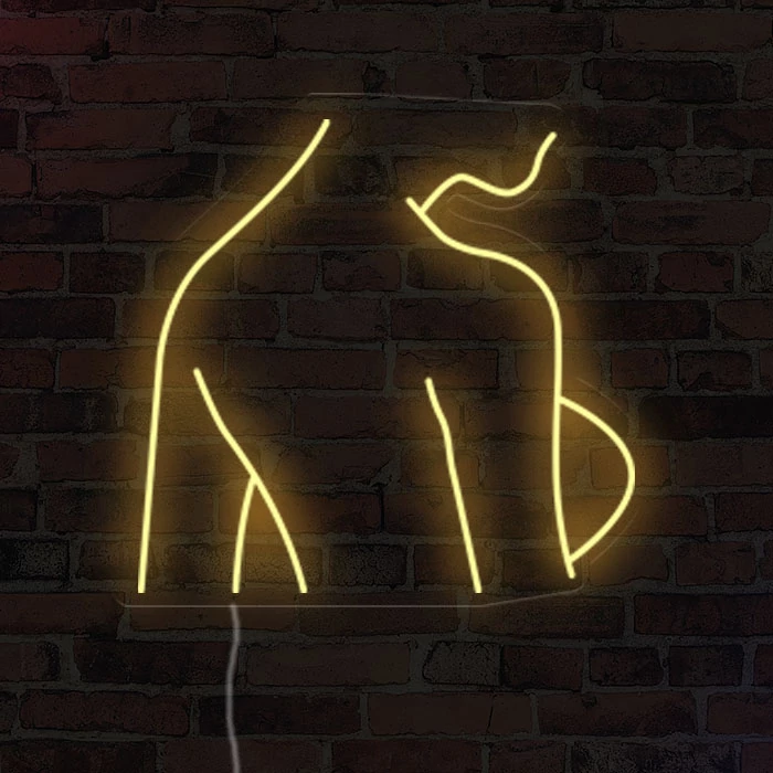 Woman back - LED neon dekoráció